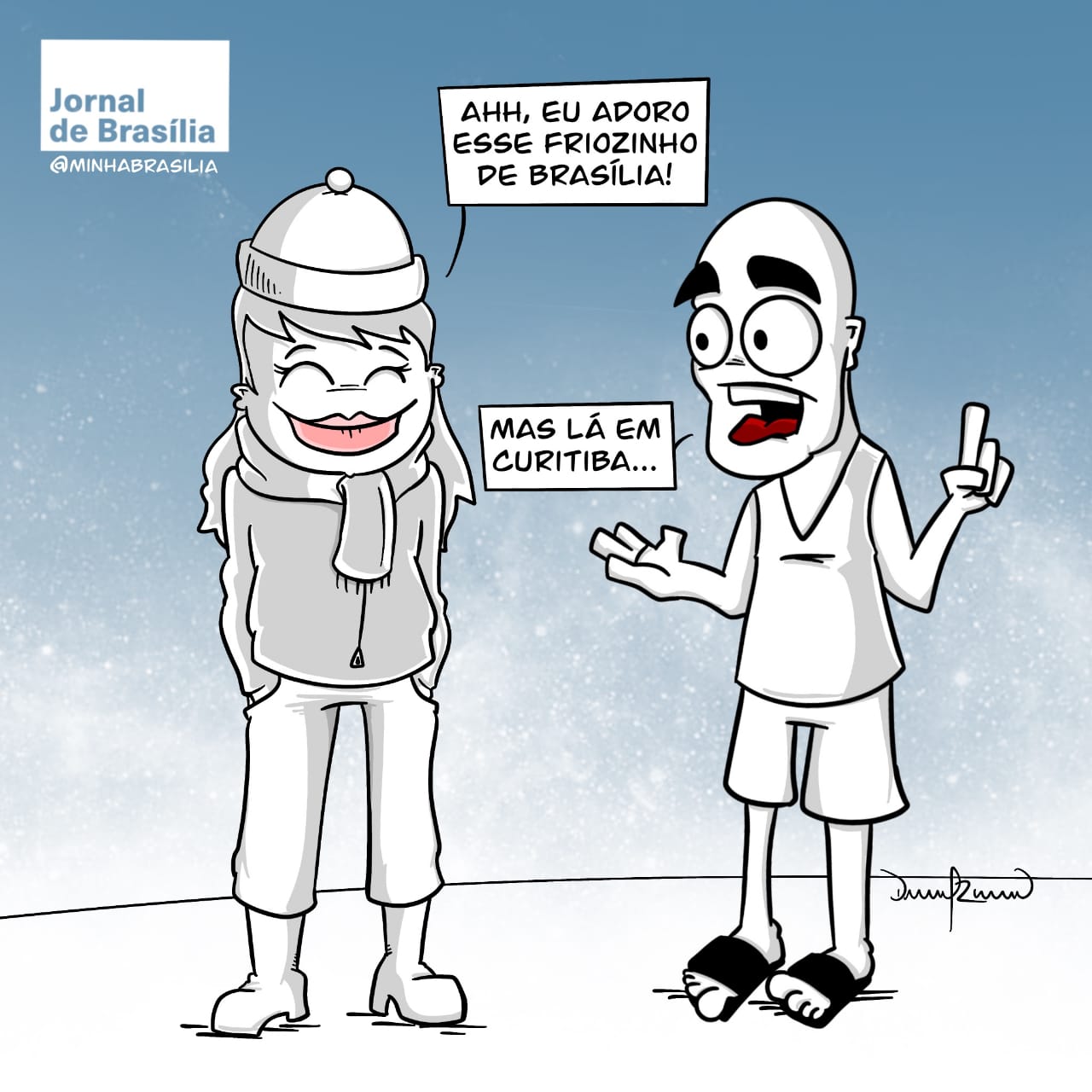 Charge do dia - Jornal de Brasília