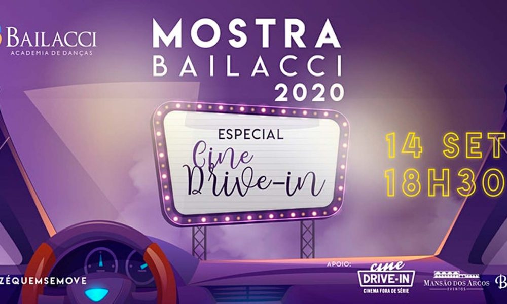 Academia de dança lança Mostra no Cine Drive-In para promover apresentação de alunos em meio à quarentena