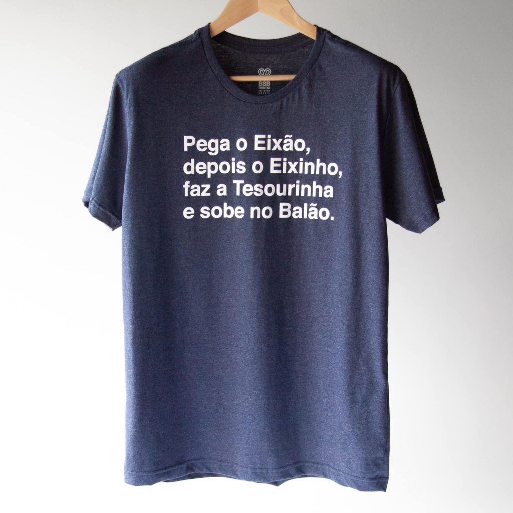 Camiseta disponível no site BSB Memo - Foto: Reprodução