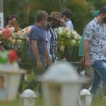 Enterro do motorista por aplicativo Geraldo Iris Gontijo, 50 anos. Foto: Vítor Mendonça/Jornal de Brasília