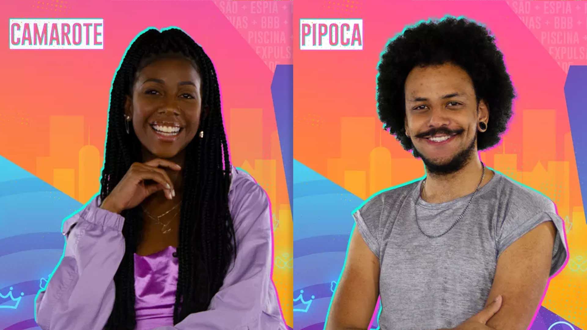 Influencer Camilla de Lucas e o professor João Luiz entram no BBB