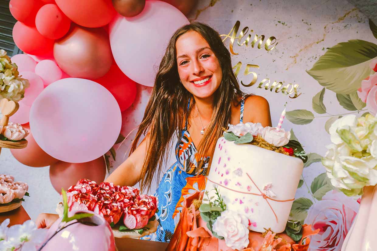 Os 15 anos de Aline Lana Rigueira, ensaio fotográfico de Catarina Pertence e mais