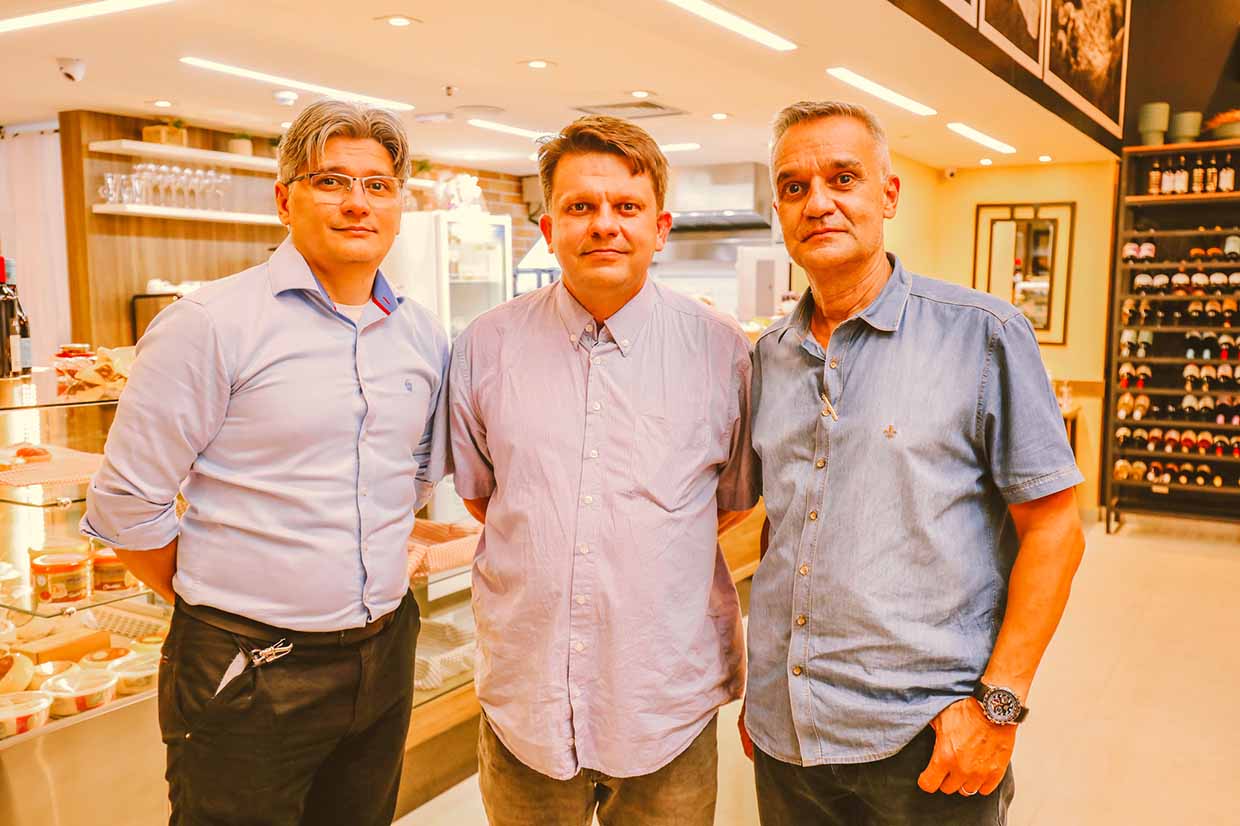 Iran Deles, Hugo Maia e Roberto Maia. Foto: César Rebouças