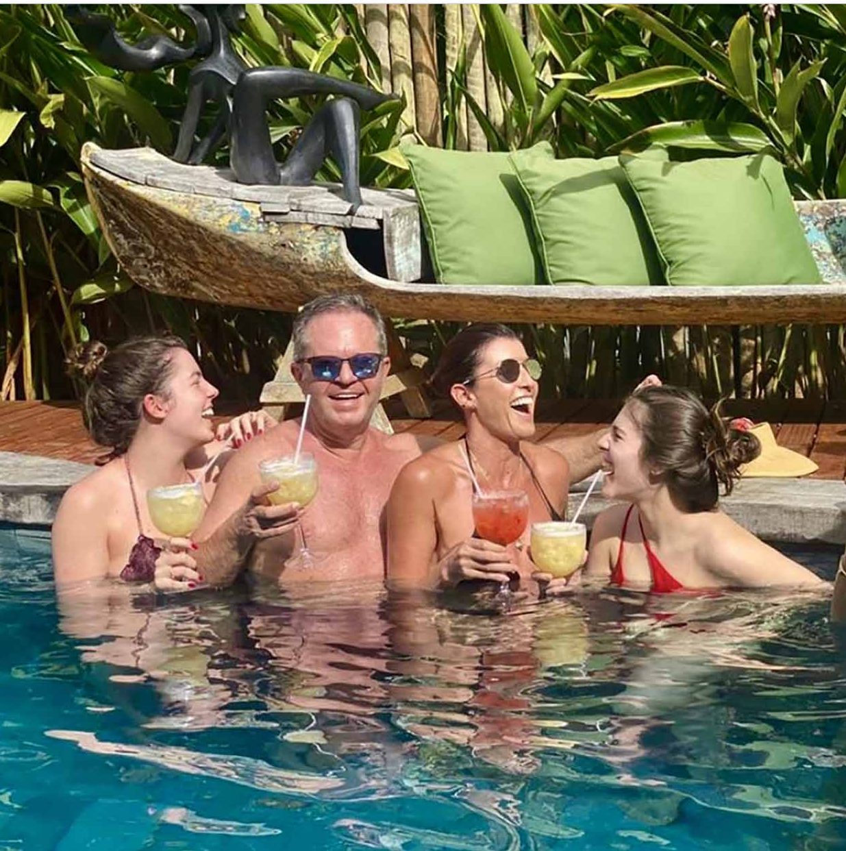  Julia, Sergio, Daniela e Natalia Kniggendorf. Foto: Reprodução/Instagram