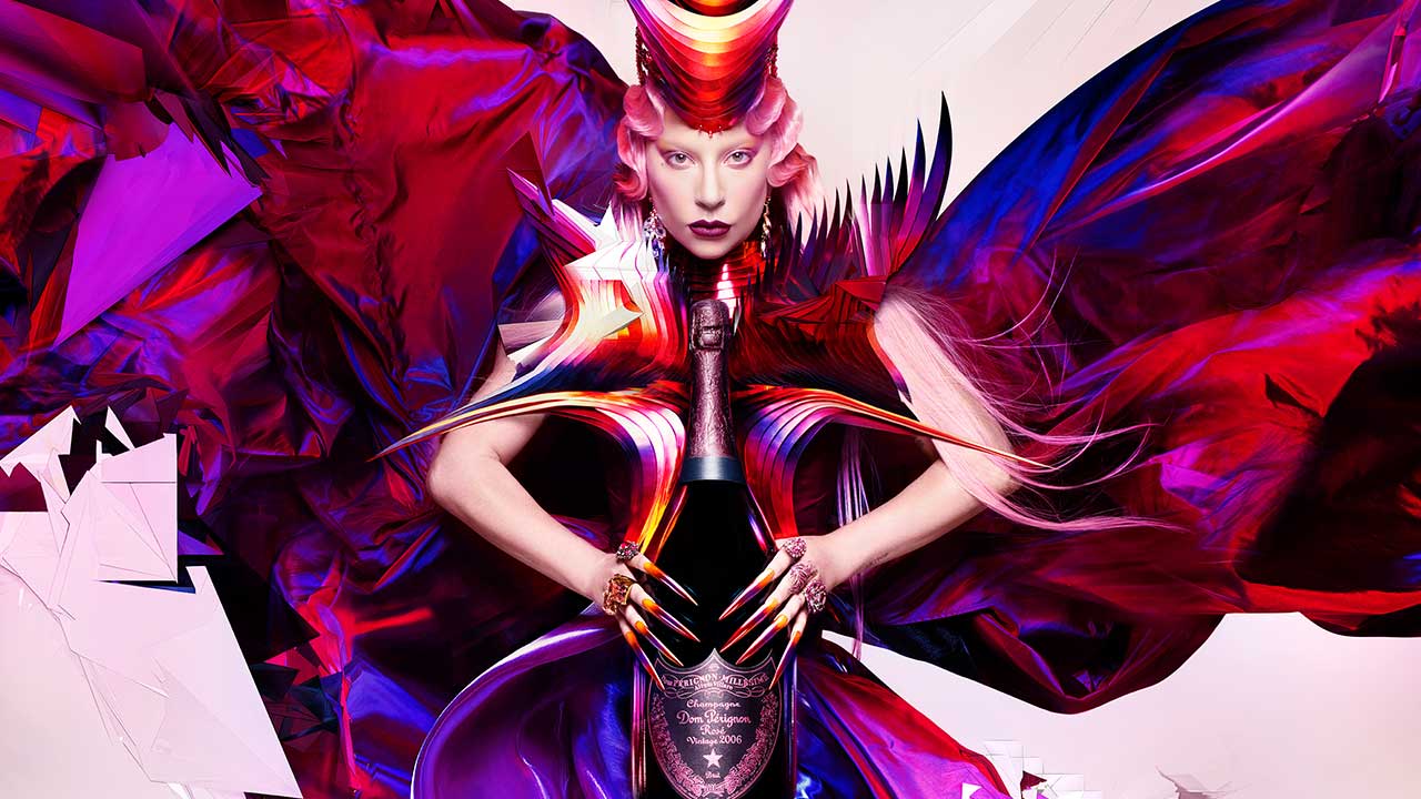 Cantora Lady Gaga e Dom Pérignon fecham parceria inspiradora
