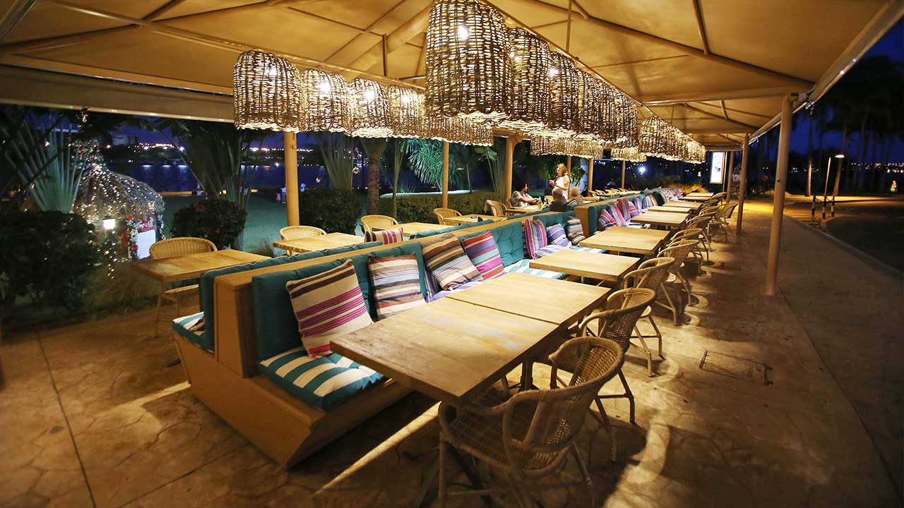 Varanda do Sallva Bar & Ristorante, no Pontão, transmite final da Champions League