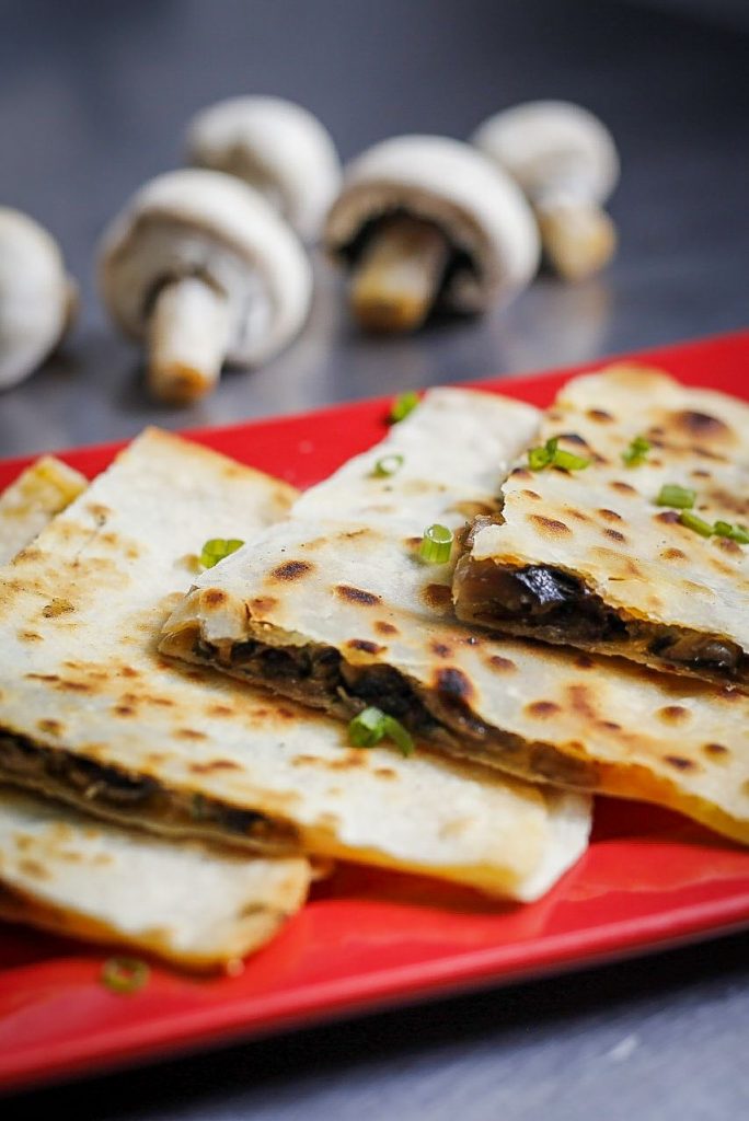 Quesadilha de cogumelos. Foto: Renato Raphael