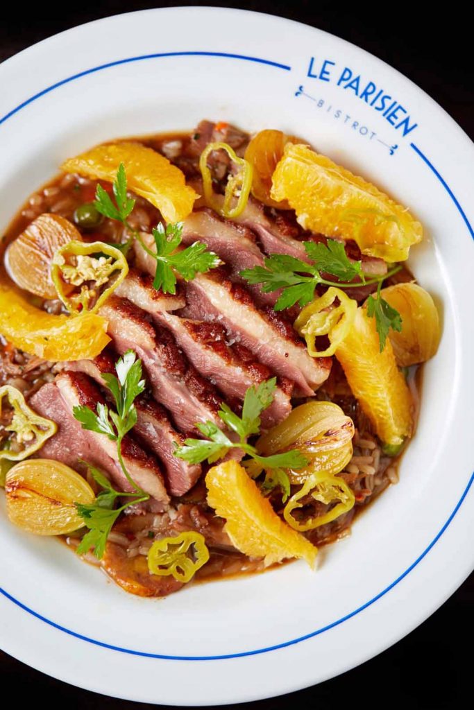 Magret de pato fatiado. Foto: Bruno Aguiar