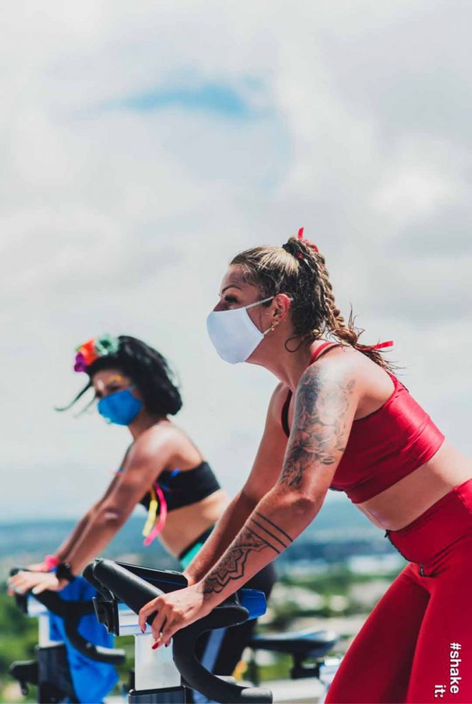 Brasília sedia treino de bike nas alturas