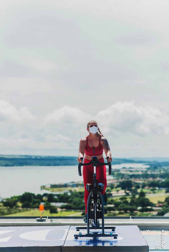 Brasília sedia treino de bike nas alturas