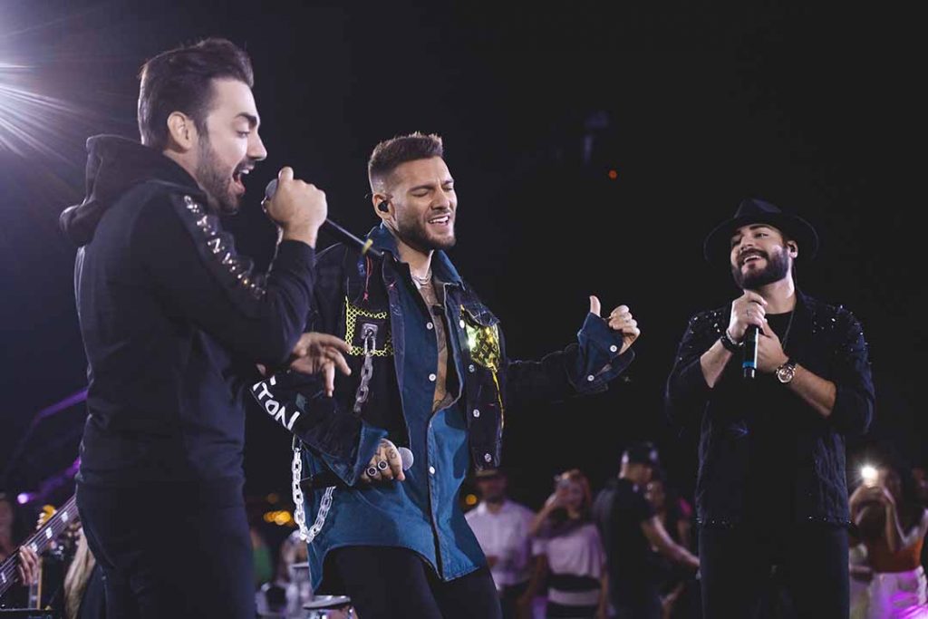 Lucas Lucco e Guilherme e Benuto. Foto: Marcel Bianchi