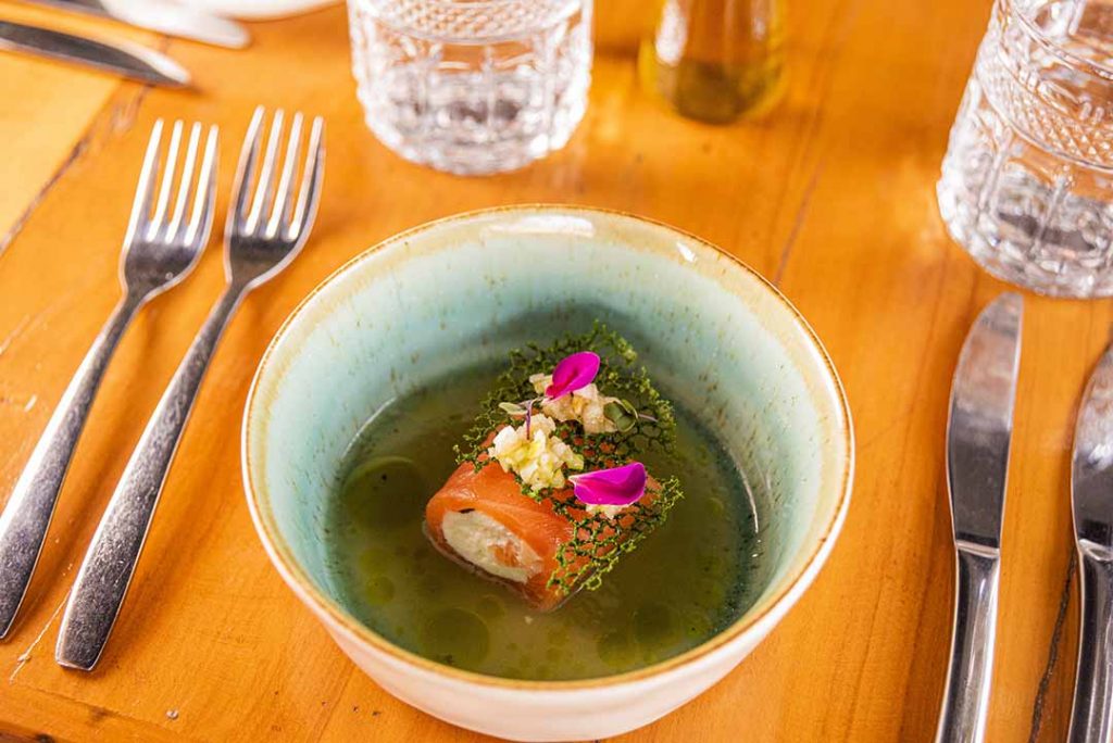 Involtini de gravlax de salmão. Foto: Fernando Pires