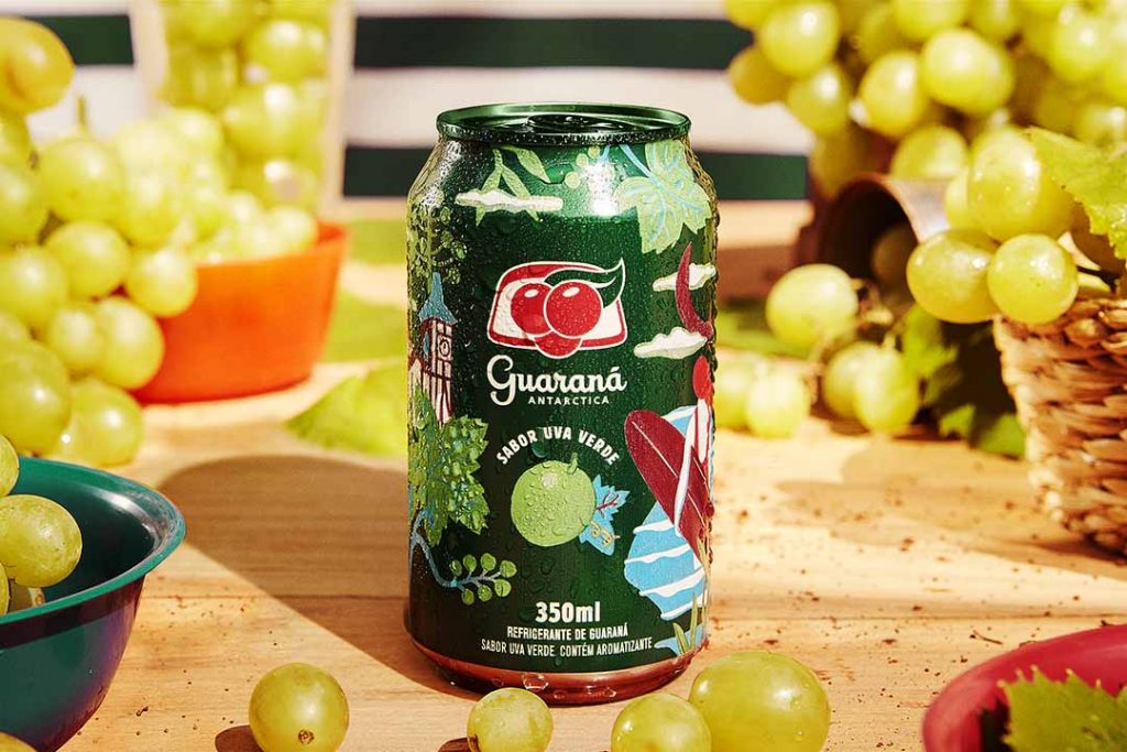 Guaraná sabor Uva Verde. Foto: Divulgação
