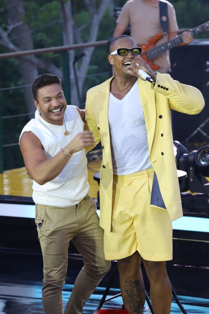 Leo Santana e Wesley Safadão. Foto: Saulo Brandão