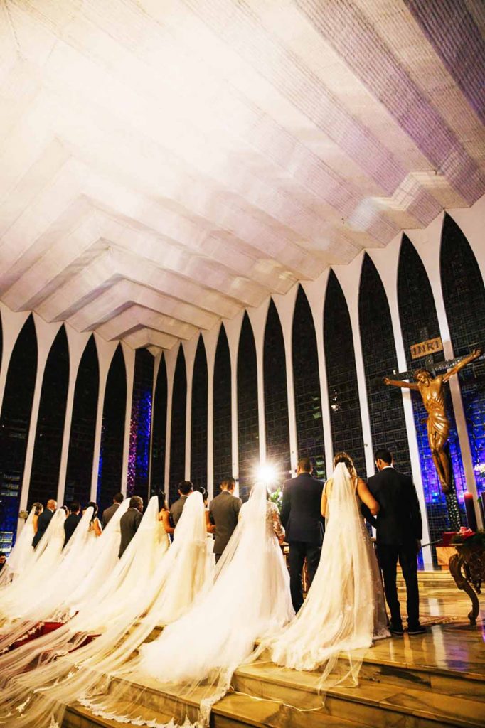 Casamento Comunitário Noiva e Música 2019. Foto: Casal Nogueira