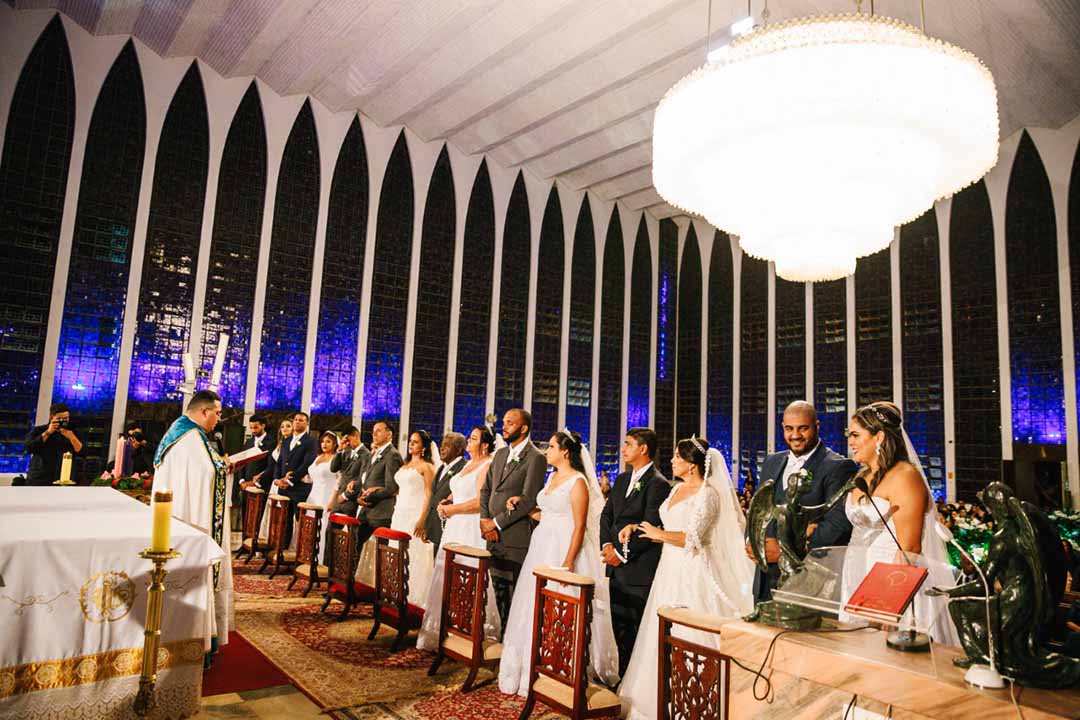 Casamento Comunitário Noiva e Música 2019. Foto: Casal Nogueira