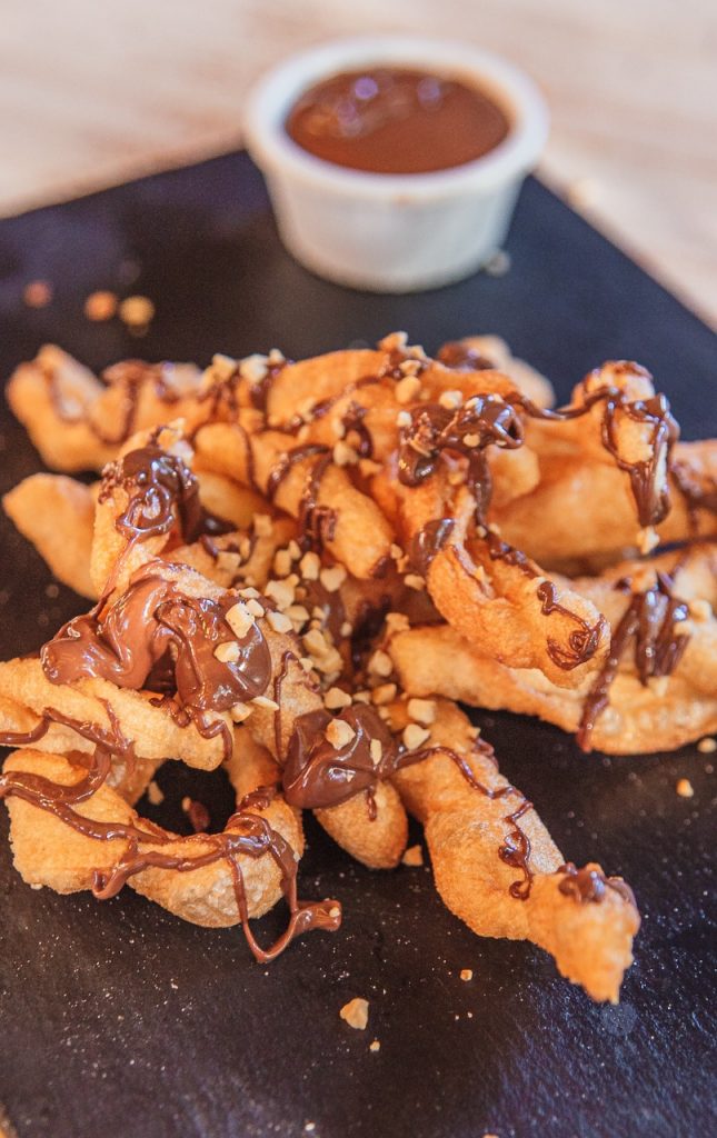 Angioletti com Nutella e castanha de caju. Foto: Divulgação