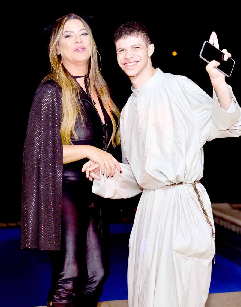 Dra. Gilcilene Chaer e o filho Felipe Khalil. Foto: Luciano Freire