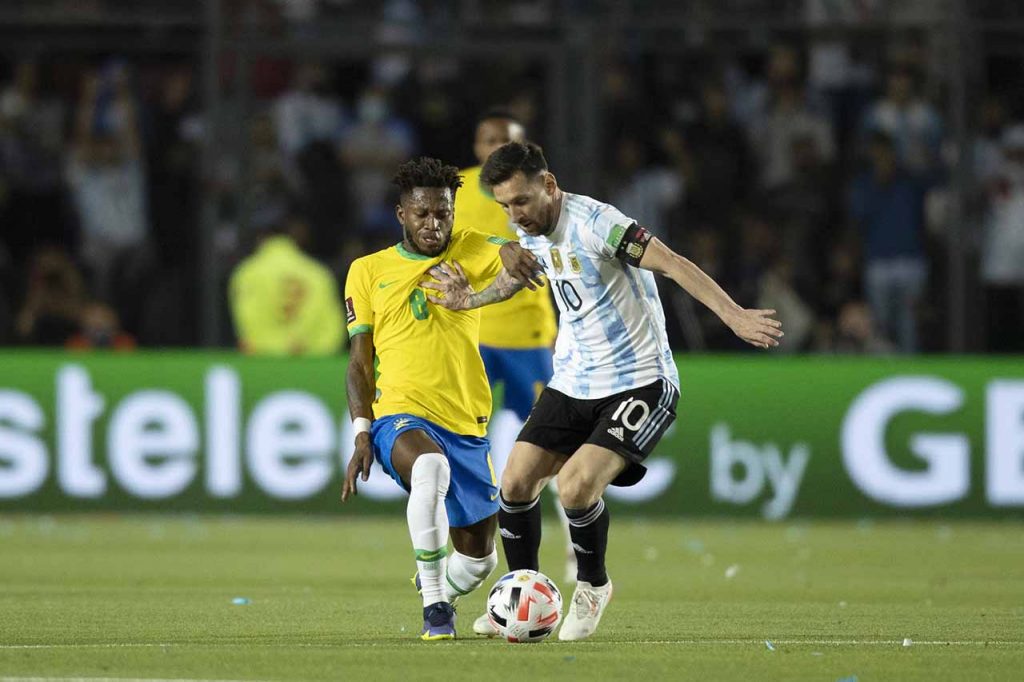 Argentina x Brasil em San Juan pelas Eliminatórias da Copa. Foto: Lucas Figueiredo/CBF