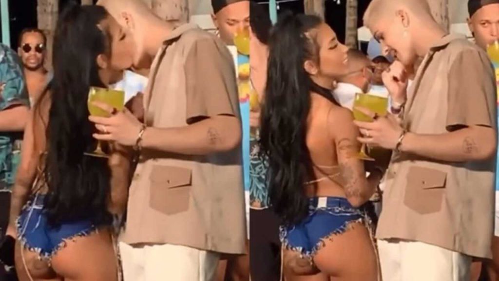 MC Mirella e João Guilherme. Foto: Reprodução/Instagram