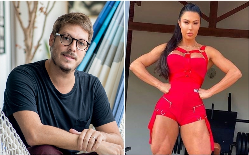 Fábio Porchat pede autorização a Gracyanne para fazer piada