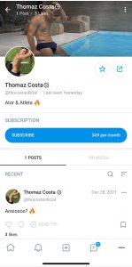 Do Carrossel para o Onlyfans. Será que o ator Thomaz Costa se entregou