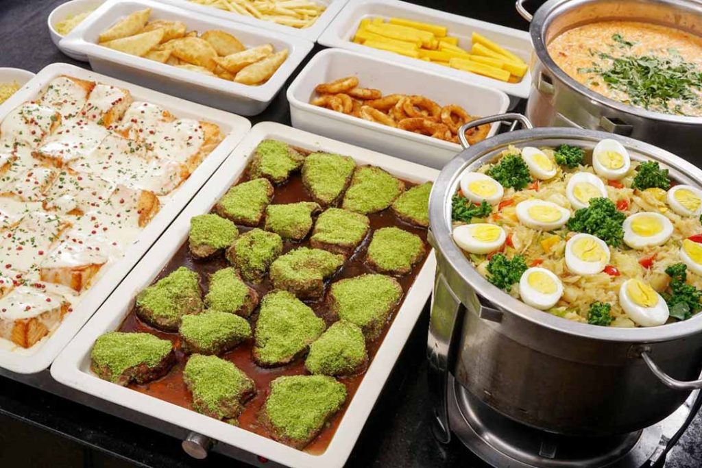 Buffet almoço - Ticiana Werner Restaurante. Foto: Victor Rocha