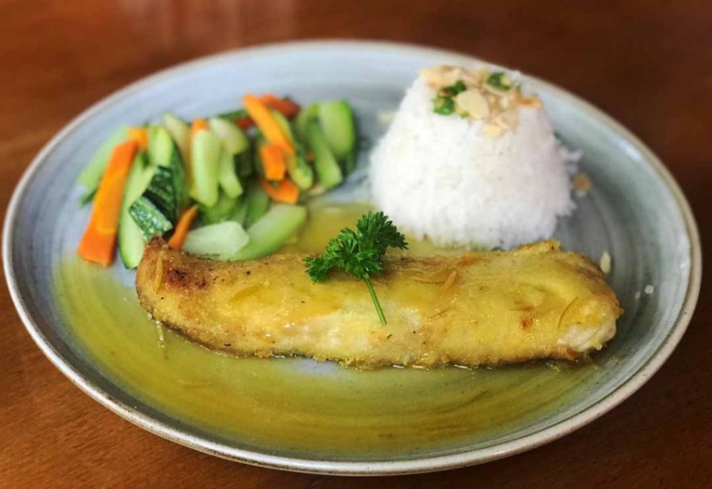 Tilápia mel e laranja. Foto: Divulgação