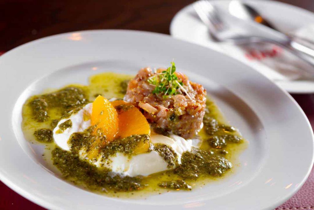 Atum e burrata. Foto: Divulgação
