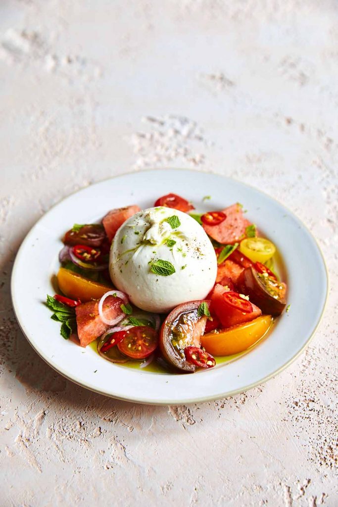 Belíssima Burrata. Foto: Divulgação