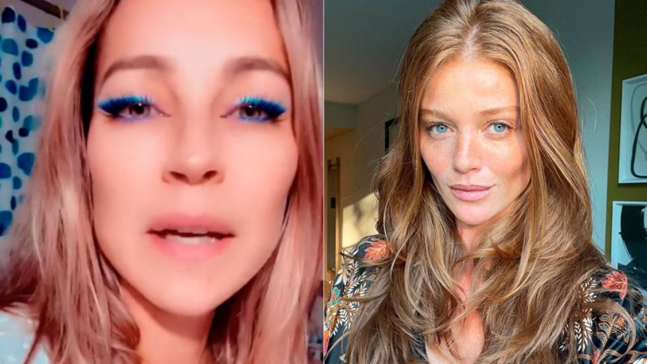 A atriz utilizou as redes sociais para criticar Pedro Scooby e elogiar Cíntia Dicker por cuidar tão bem dos filhos.