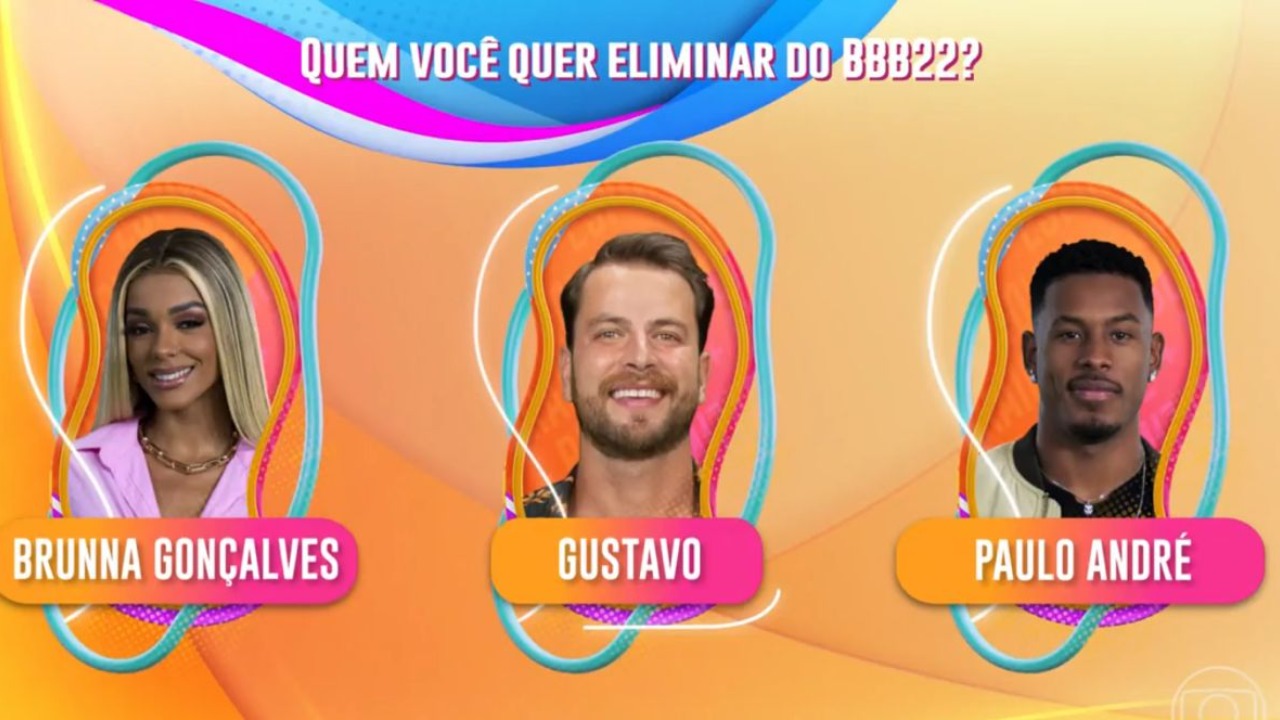 Os três brothers se enfrentam no quinto paredão da edição; O Líder da semana, Lucas, indicou a dançarina direto para a berlinda