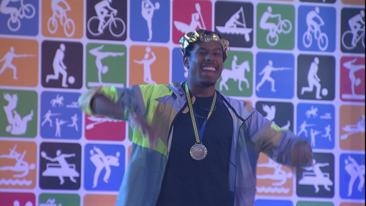 O tema desta semana foi Vila Olímpica em homenagem ao atleta; os confinados se divertiram ao longo da madrugada