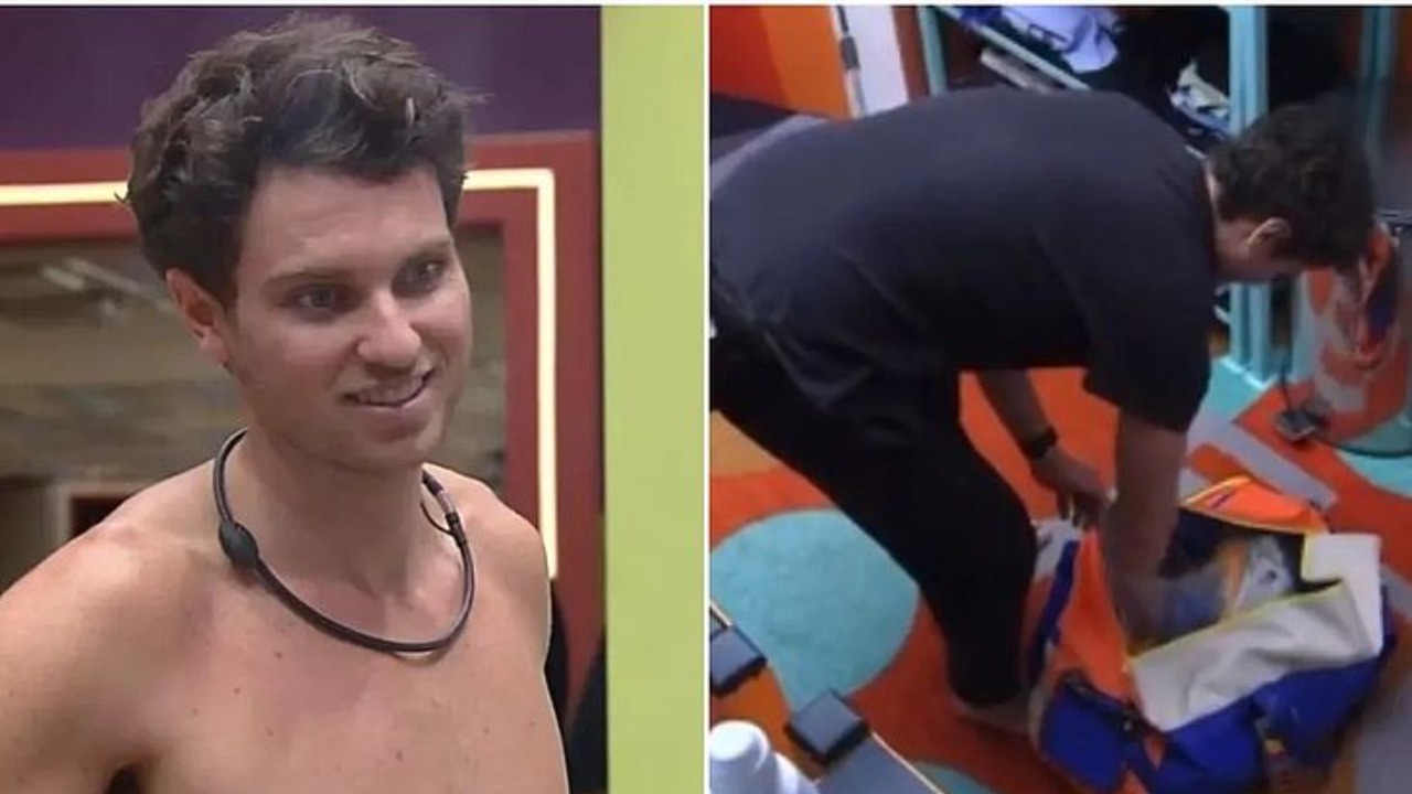 A web cogitou que o pedido foi feito após a edição do programa de terça (8) mostrar que Lucas pegava vários produtos para colocar na mala