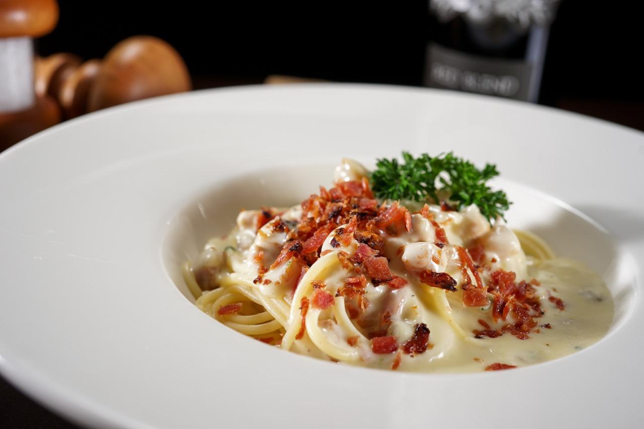 Spaghetti à Carbonara - Ticiana Werner. Foto: Victor Rocha
