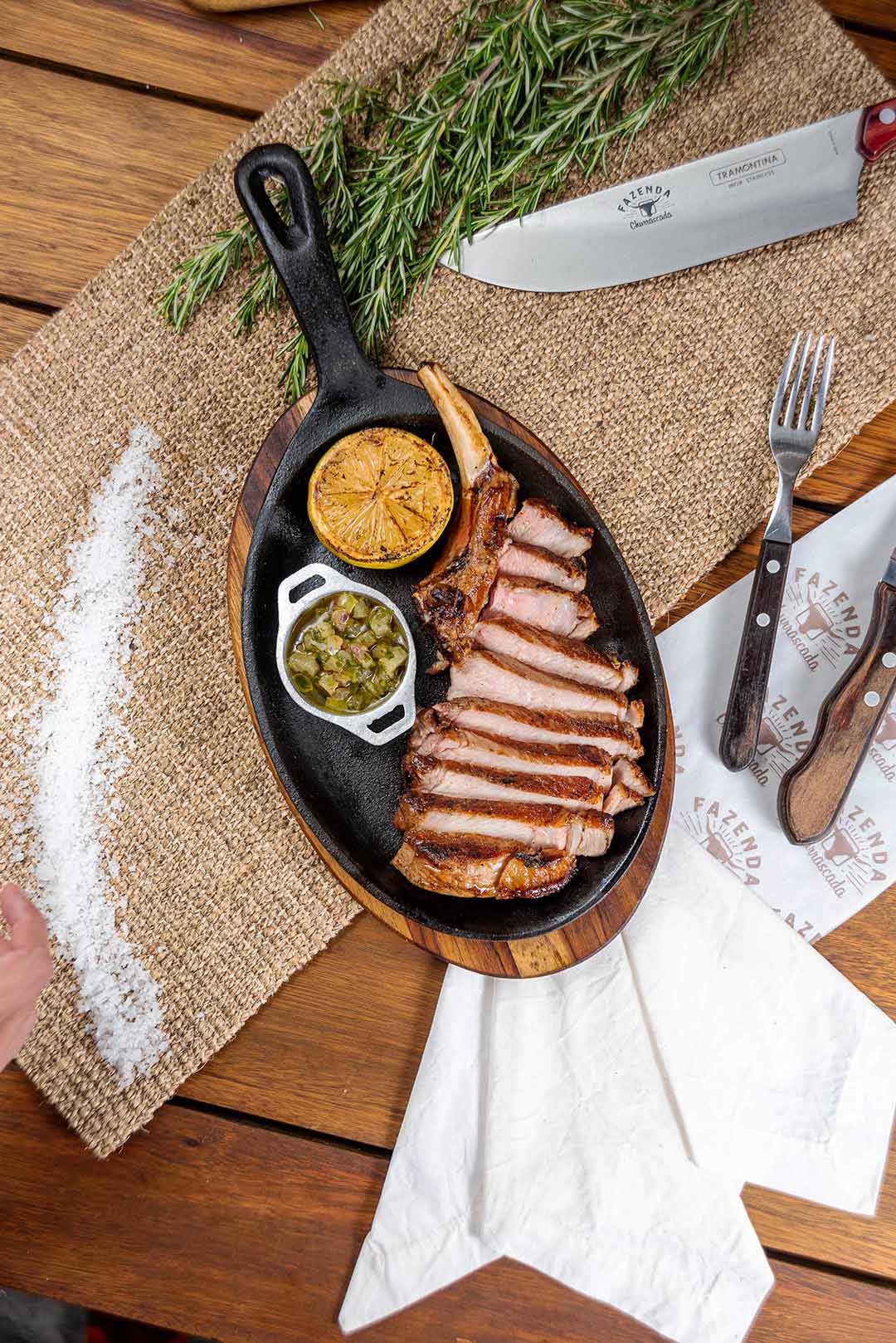 Prime Rib Suíno da Fazenda Churrascada. Foto: Fernando Pires