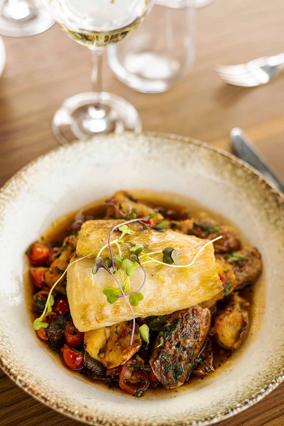 Baccalà alla Siciliana - Piselli Brasília