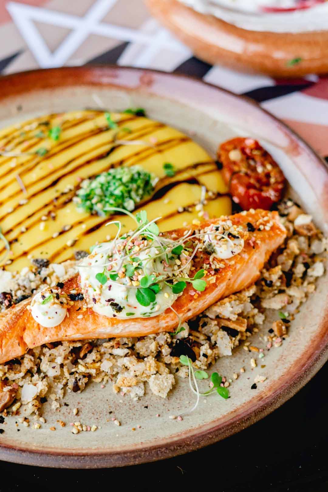 Salmão grelhado - Mezanino