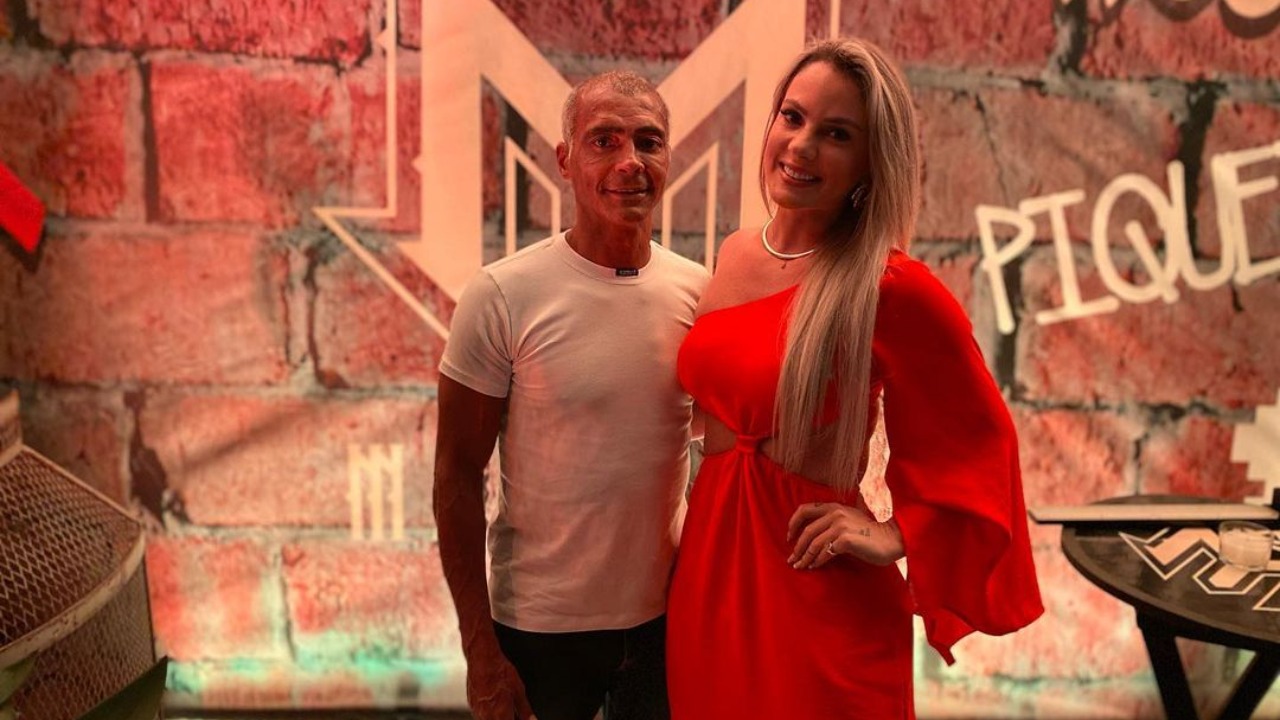 Marcelle Ceolin fala sobre namoro e deixa claro que os 25 anos de diferença entre eles não afeta nada no relacionamento