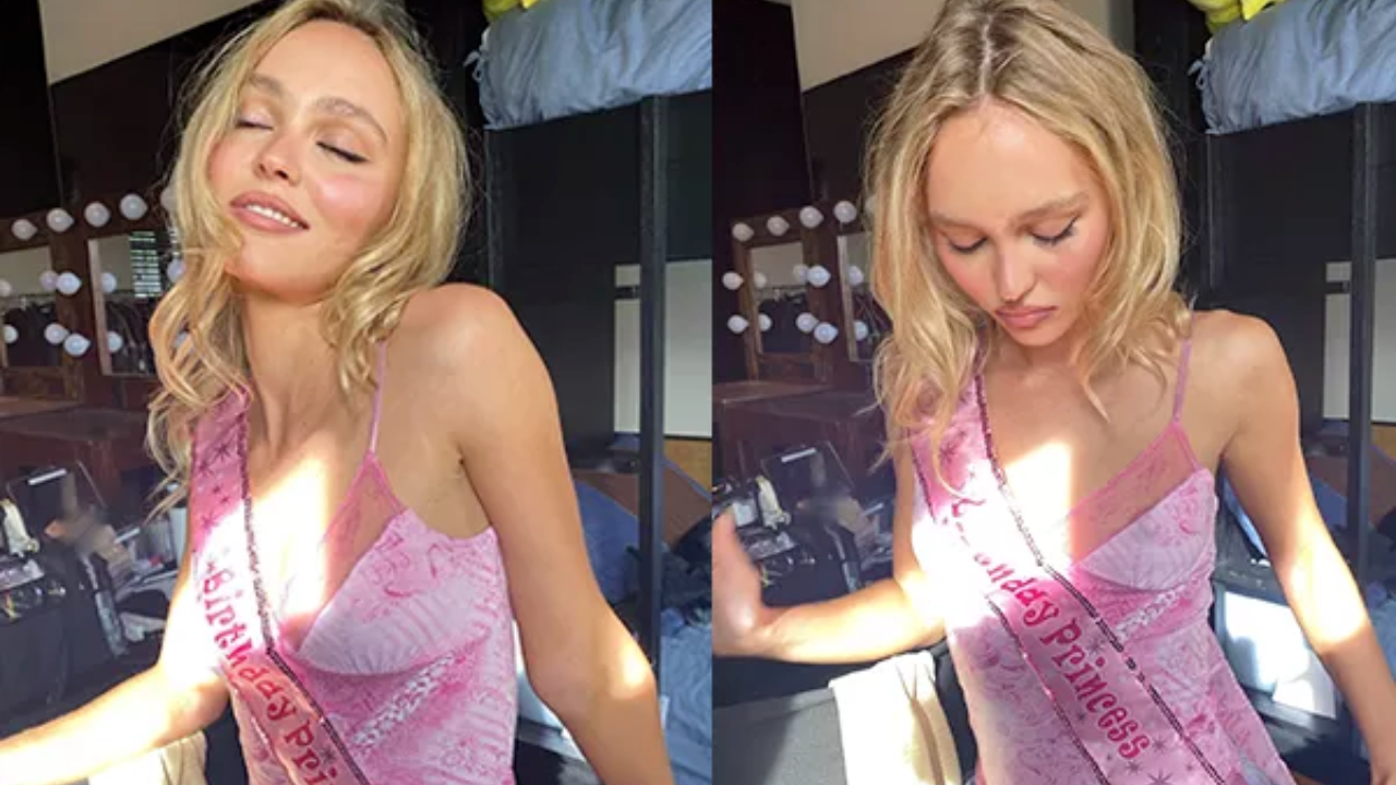 A modelo Lily-Rose Depp completou 23 anos na última semana e comemorou com seus seguidores nas redes sociais