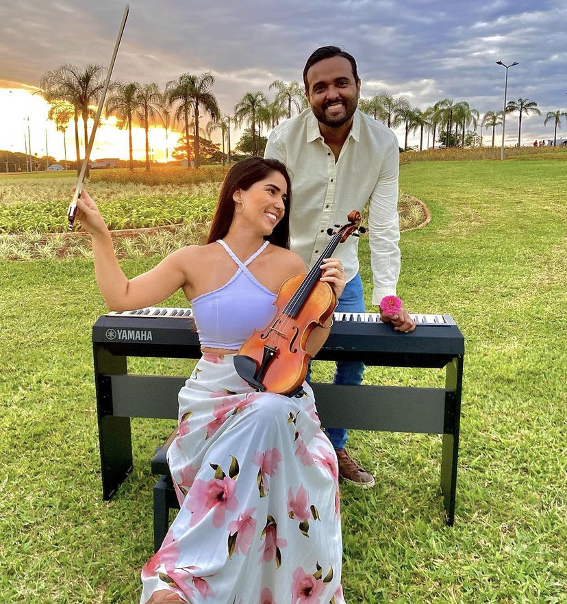 O duo BrasiliArt. Foto: Divulgação