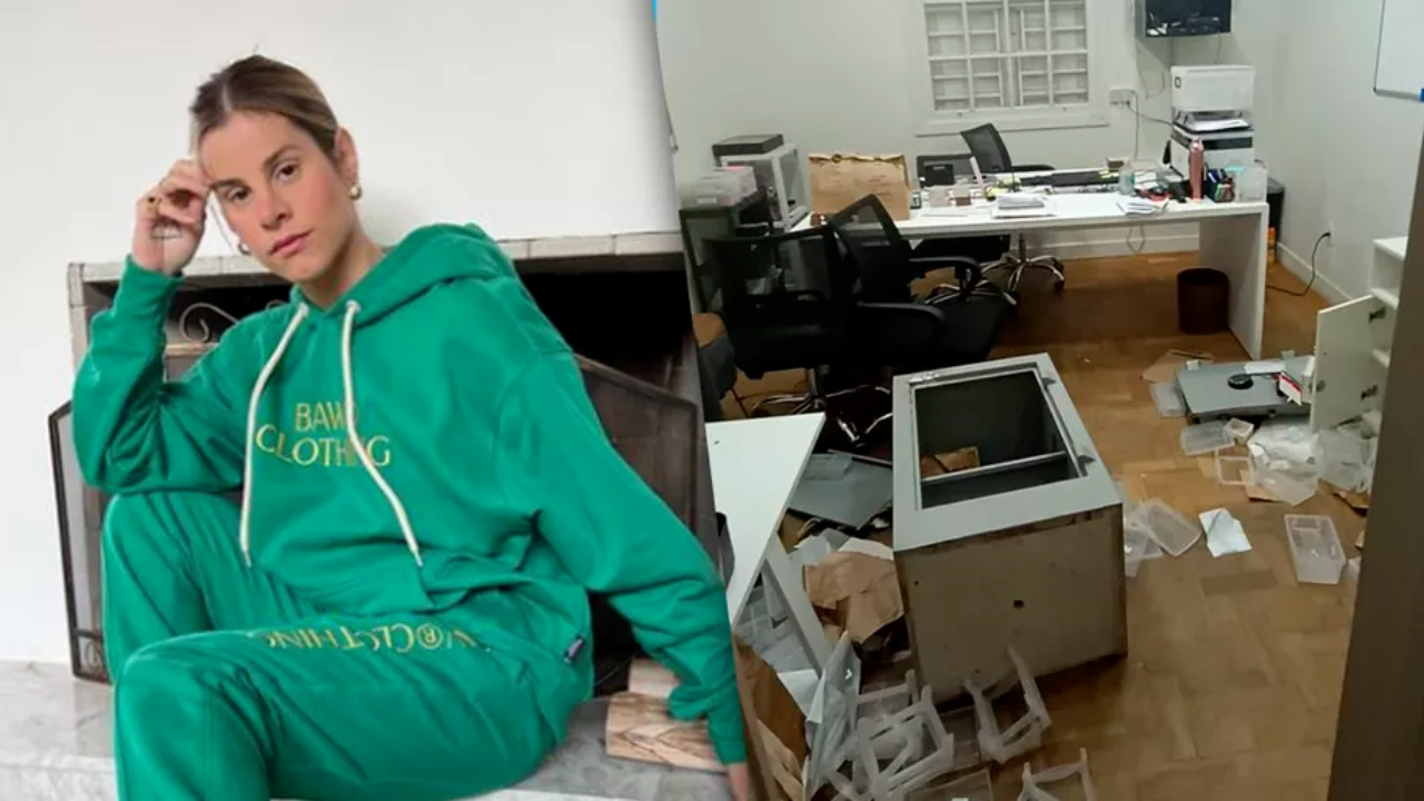 A influenciadora digital compartilhou com seus seguidores, alguns registros de como ficou sua loja de joias após o assalto