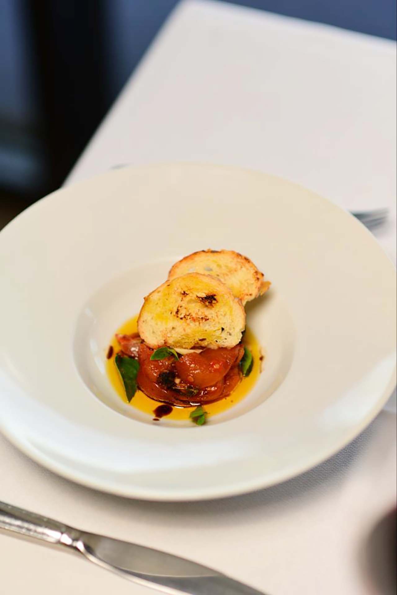 Tartar de tomate assado. Foto: Fernando Pires