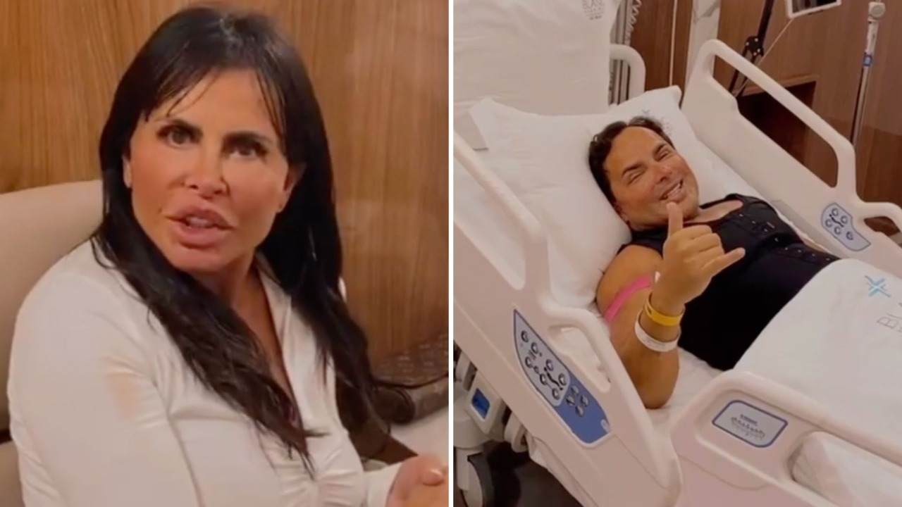 Em suas redes sociais, a artista revelou que entraria em operação novamente após mostrar o marido recém-operado