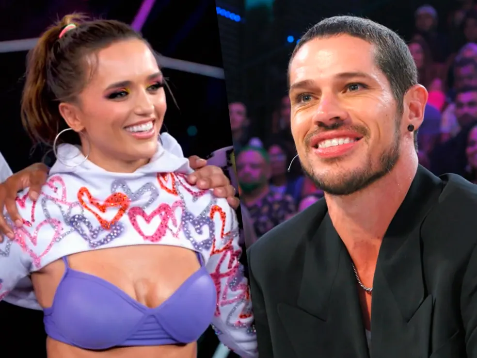 O ator e jurado do Dança de Famosos, não fingiu costume ao ver a ex. Web aponta sentimento no ar