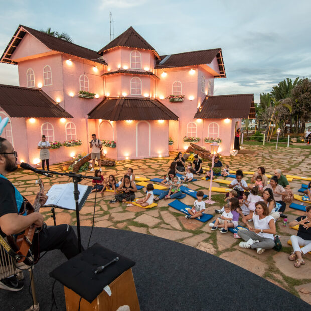 Jardim de Páscoa no Pontão do Lago Sul. Crédito: Telmo Ximenes.