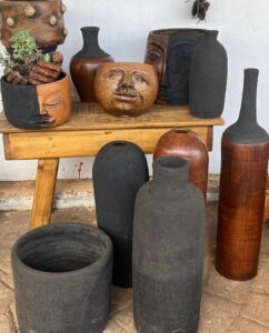 Vasos da Cia do Barro. Crédito: DIvulgação