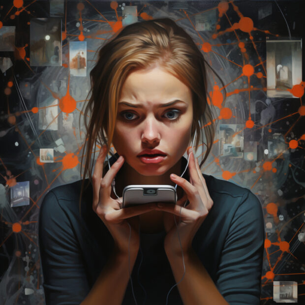 Vício em celular, smartphones e redes sociais.