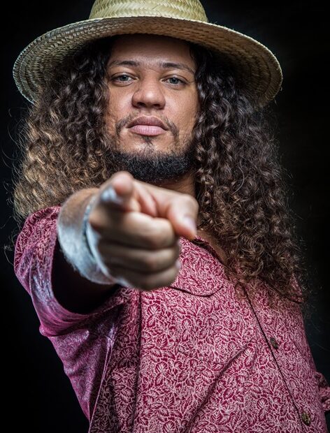 Rapper Rapadura Xique-Chico (CE). Crédito: Eddie Silva.