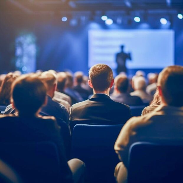 Falar em público. Crédito: banco de imagens